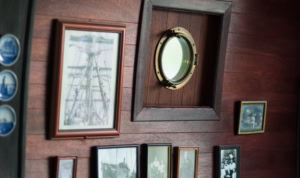 Frühstücksrestaurant Schiffsmodell